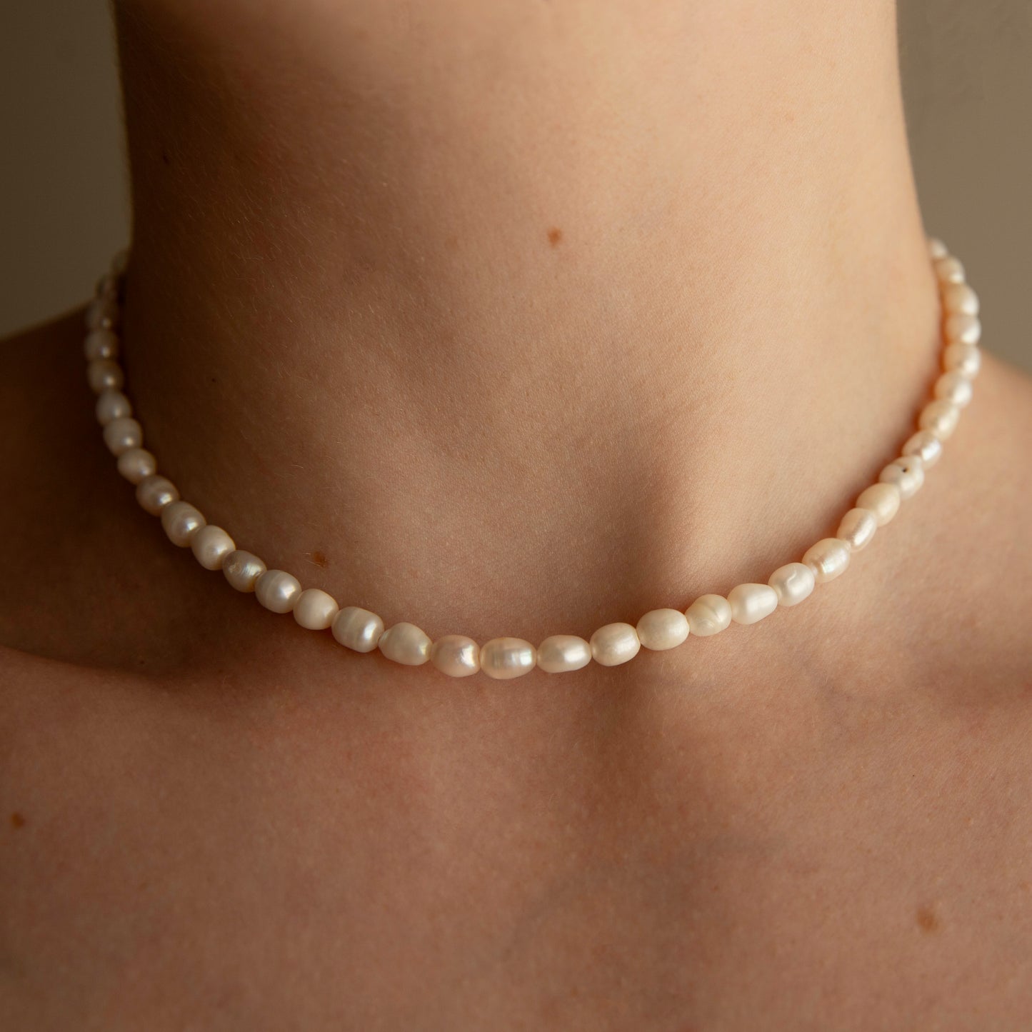 Adeline Freshwater Pearl Choker Necklace