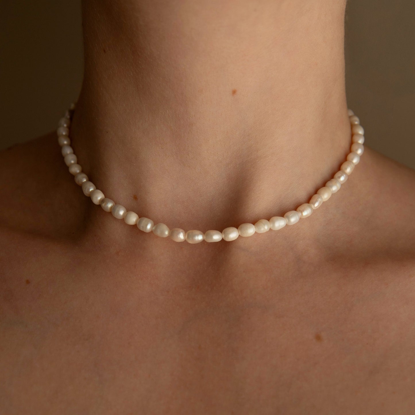 Adeline Freshwater Pearl Choker Necklace