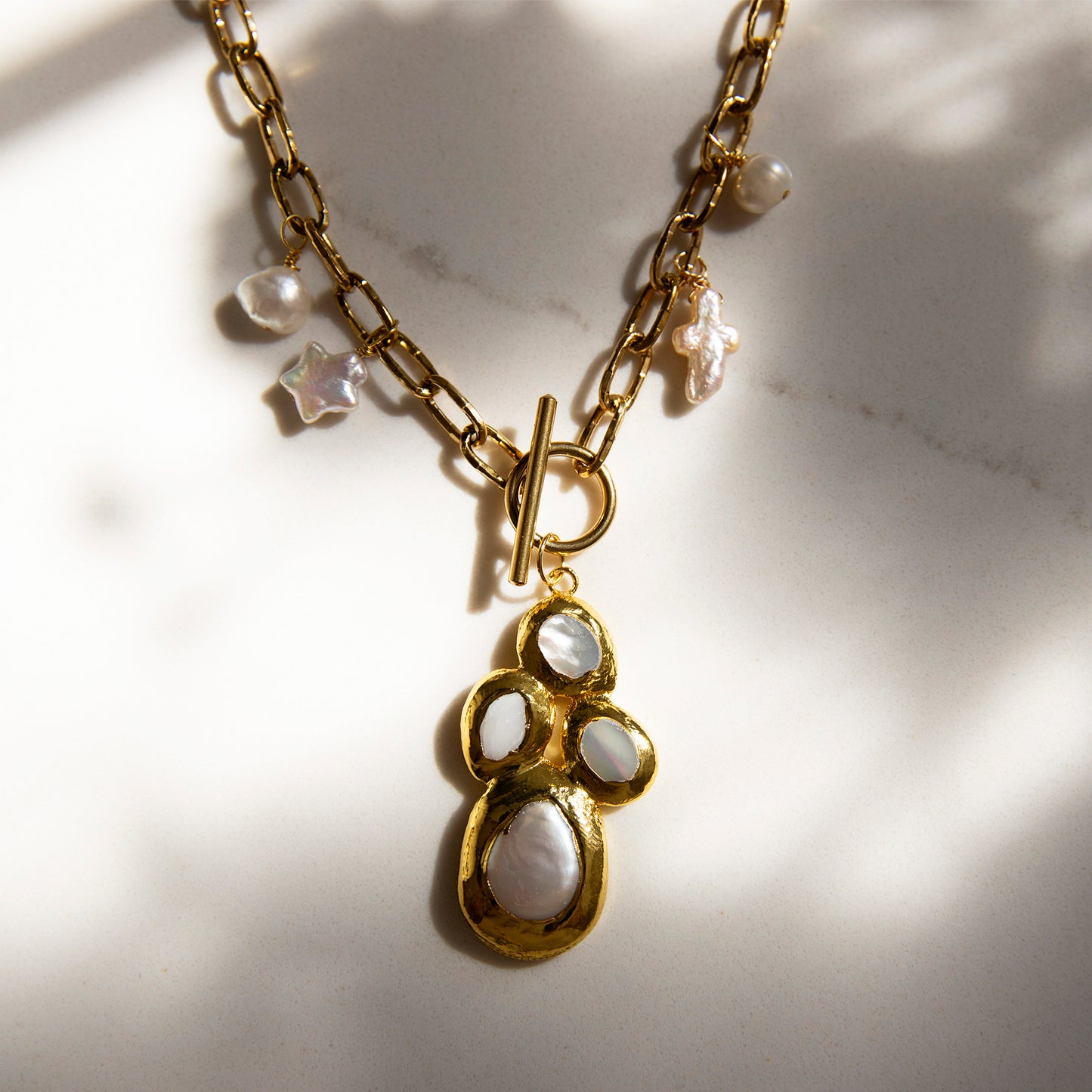 Aitana Freshwater Pearl Handmade Unique Necklace