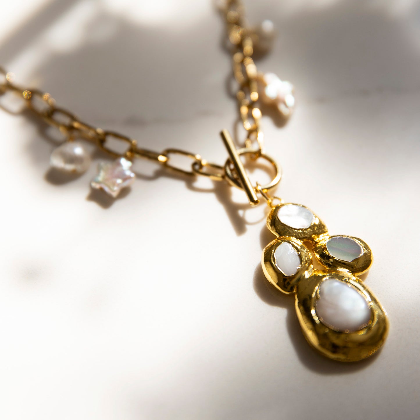 Aitana Freshwater Pearl Handmade Unique Necklace