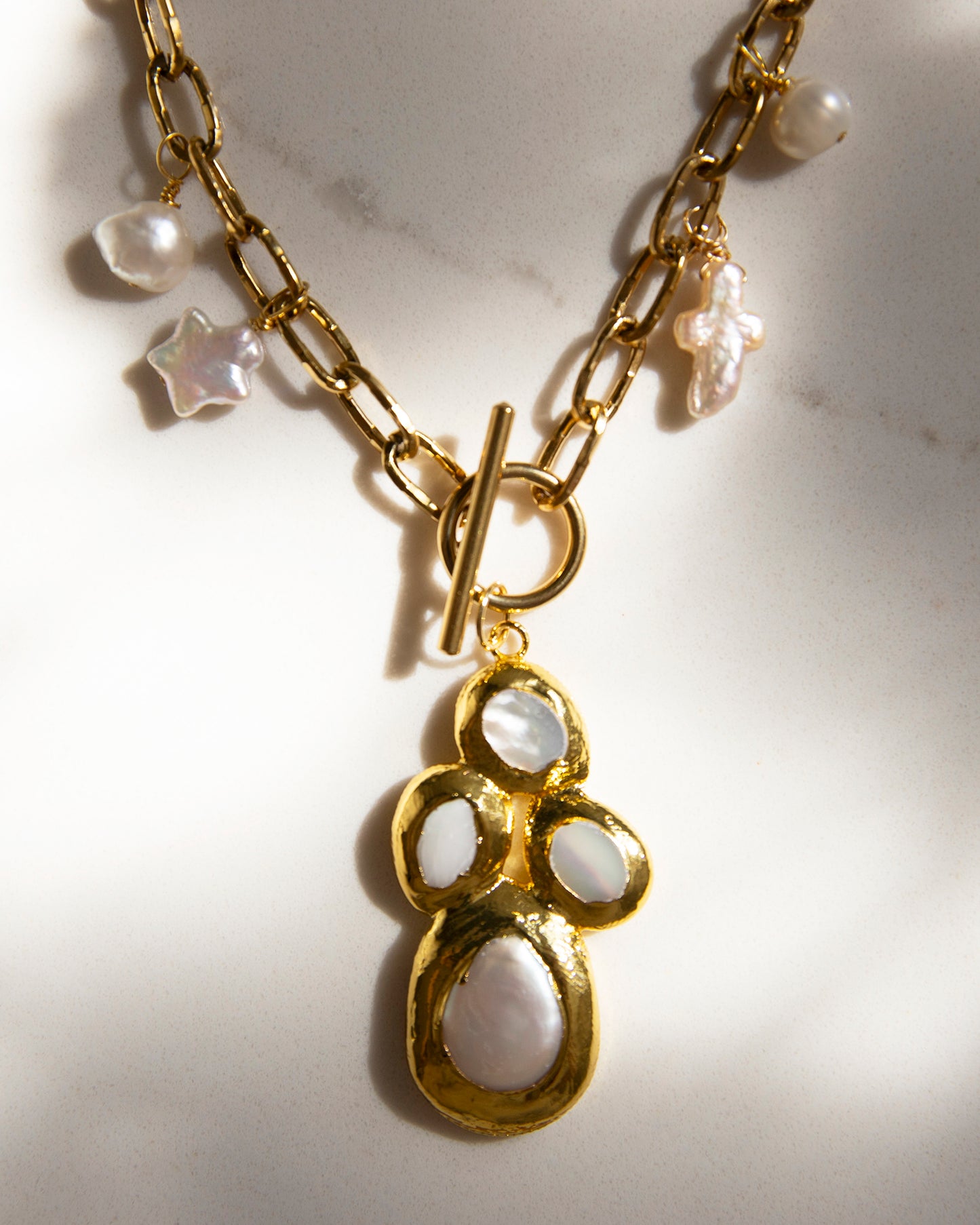 Aitana Freshwater Pearl Handmade Unique Necklace