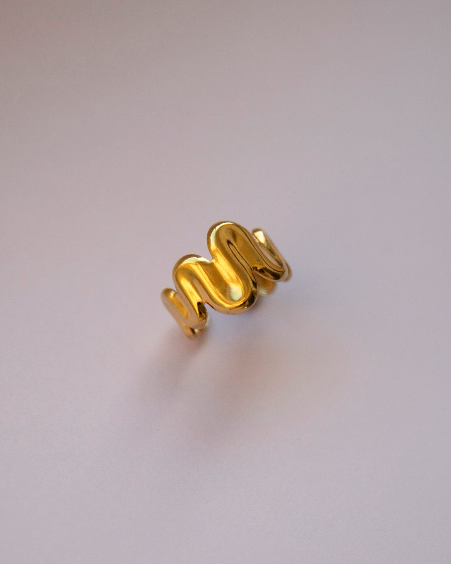 Cali Gold Wave Adjustable Ring