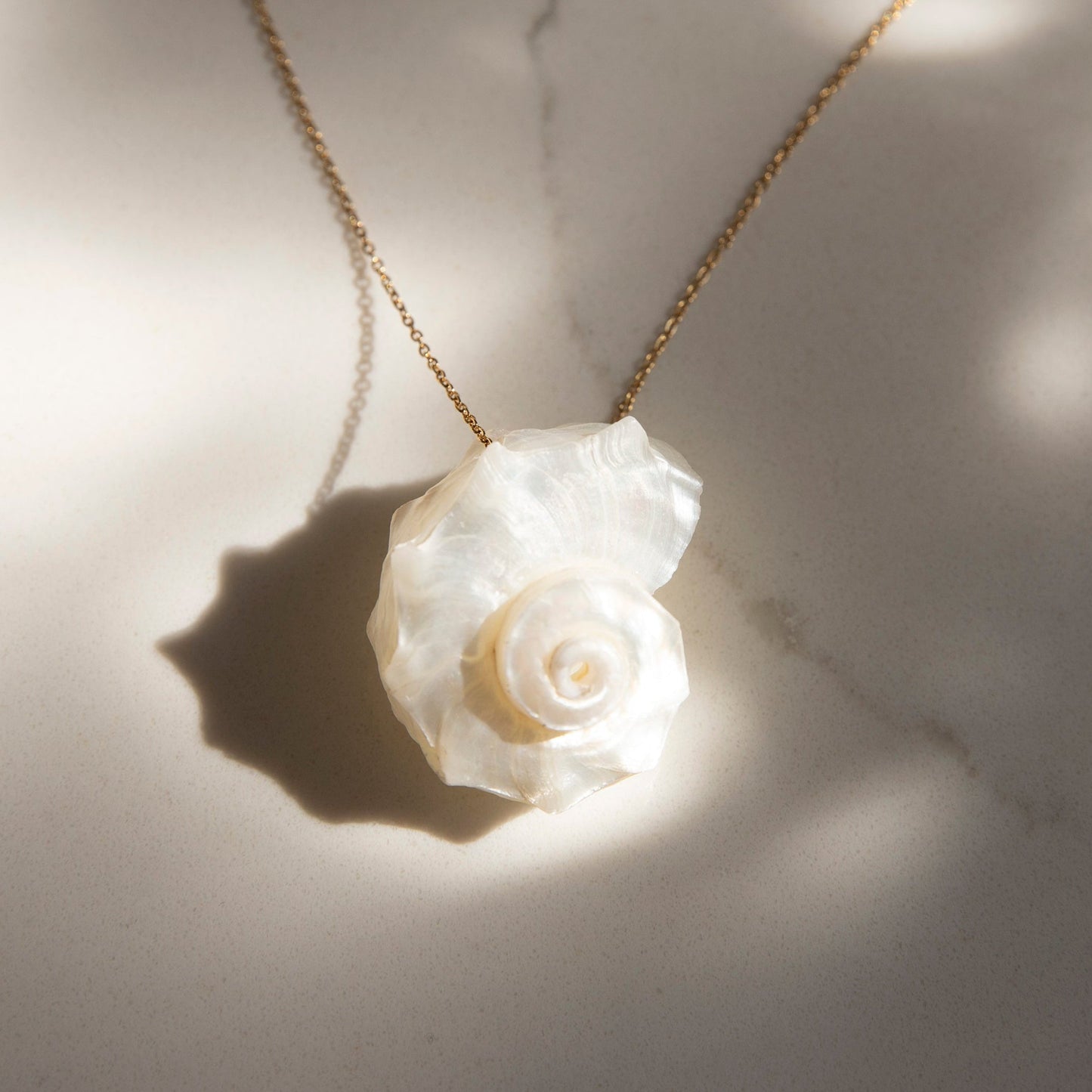 Melody Spiral Shell Handmade Unique Necklace