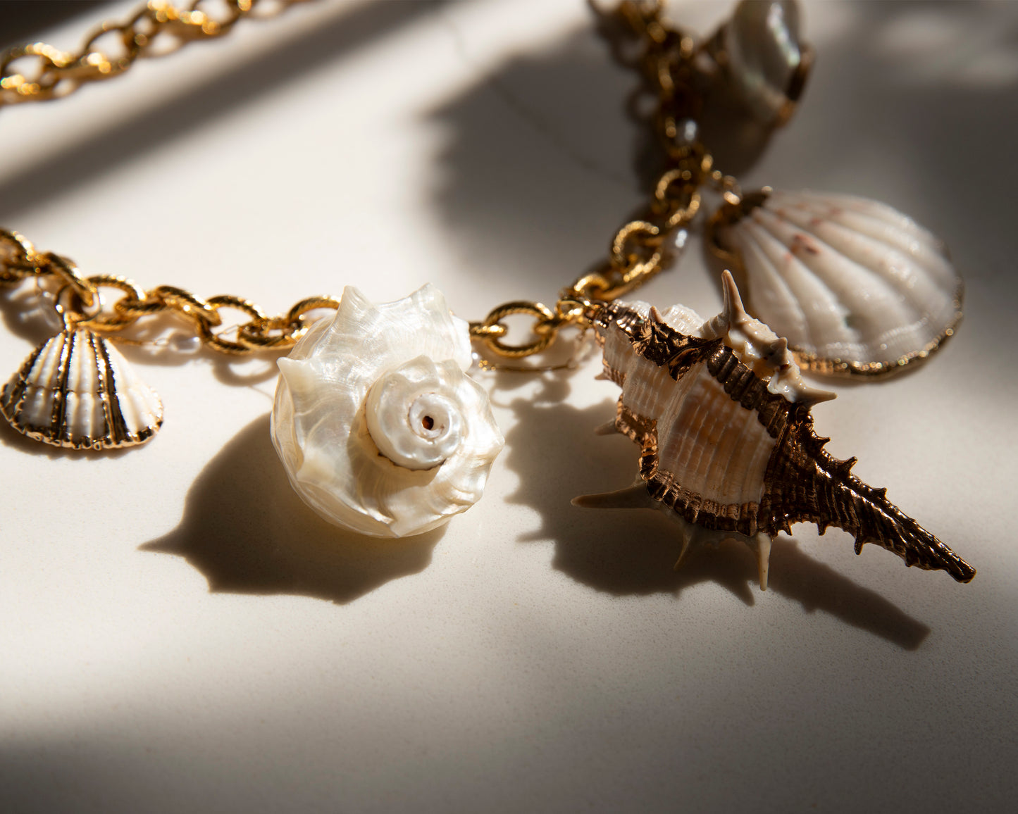 Nixita Freshwater Pearl Shell Handmade Unique Necklace