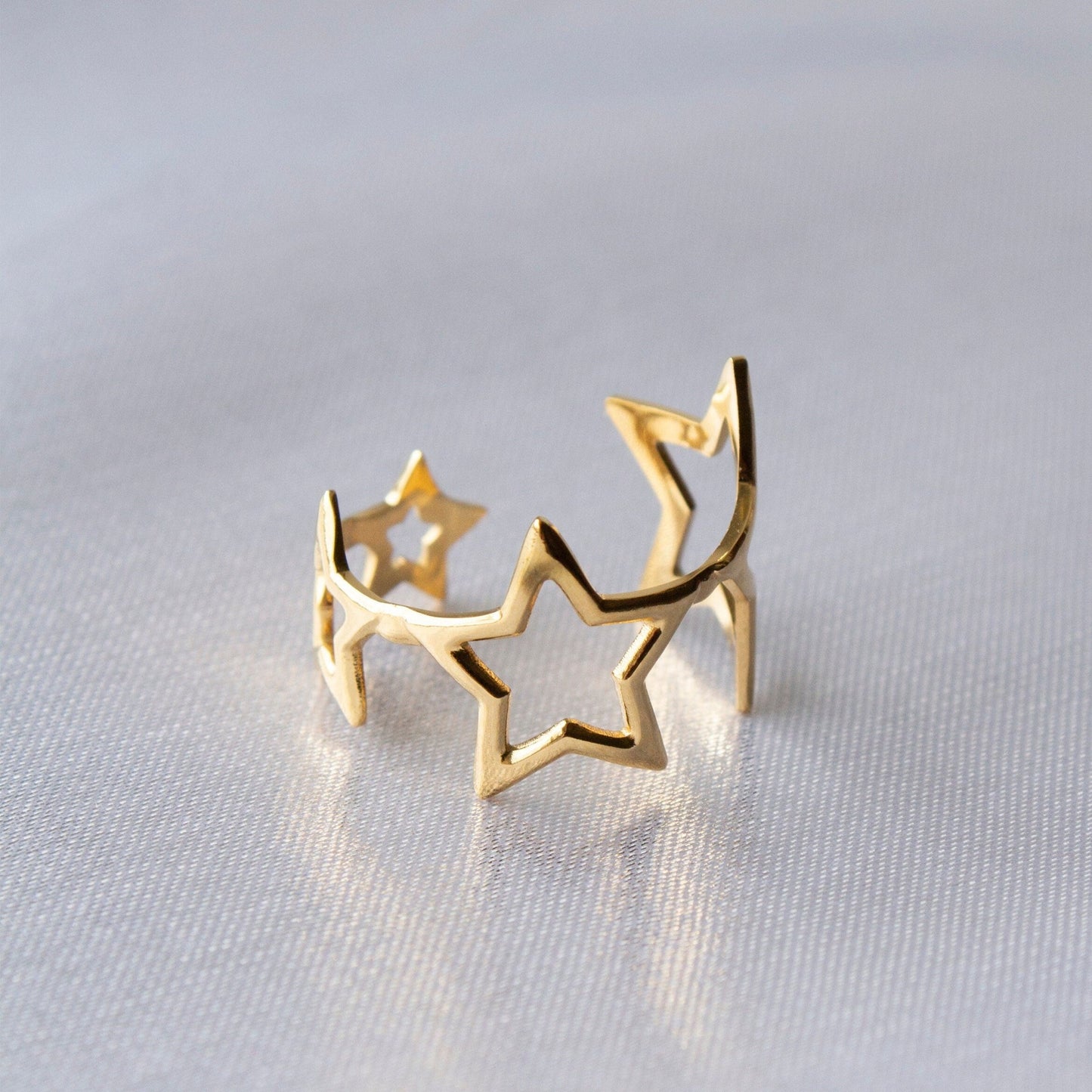 Zalia Gold Star Adjustable Ring