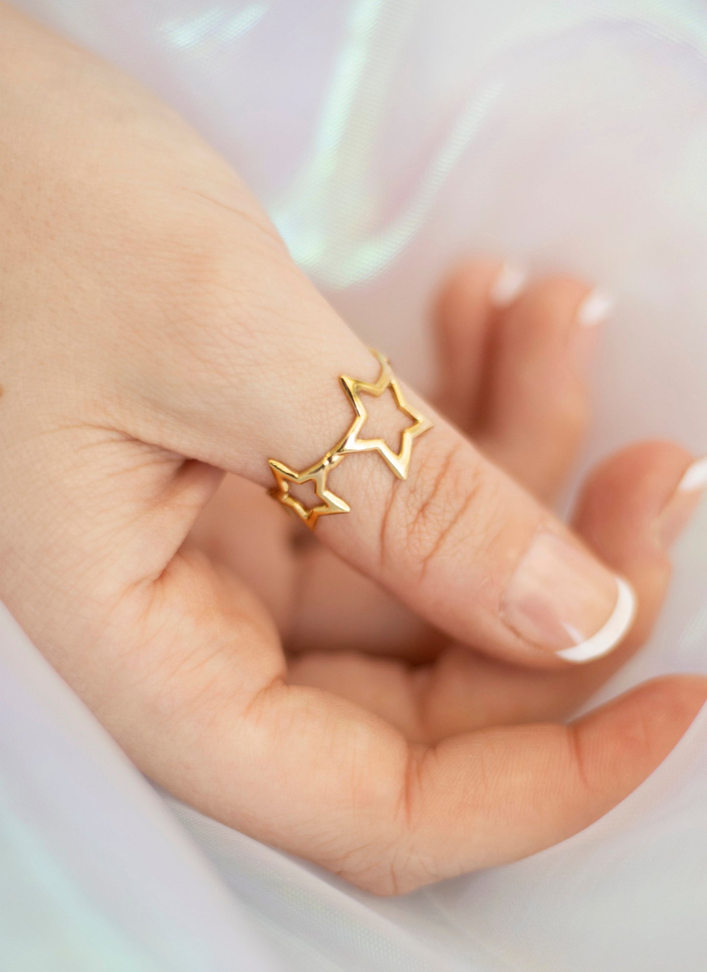 Zalia Gold Star Adjustable Ring